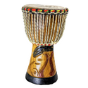 Tambour Djembé Africain Coloré 22x43 Cm - Pour Enfants, En PVC, Instrument De Musique éducatif - 3
